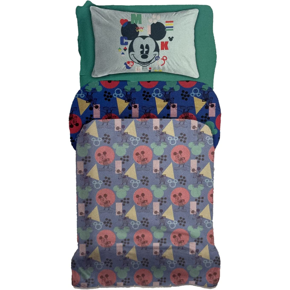 COMPLETO LENZUOLA TOPOLINO DISNEY SOTTOLENZUOLA LENZUOLA FEDERA LETTO (1)