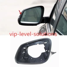 Black Left Rearview Mirror Frame For BMW 7-Series 2013-2015 5-Series 2014-2017