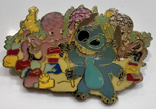 Disney Jumbo Stitch Octopi Drum Garden LE 250 Octopus PIN Rare 2009