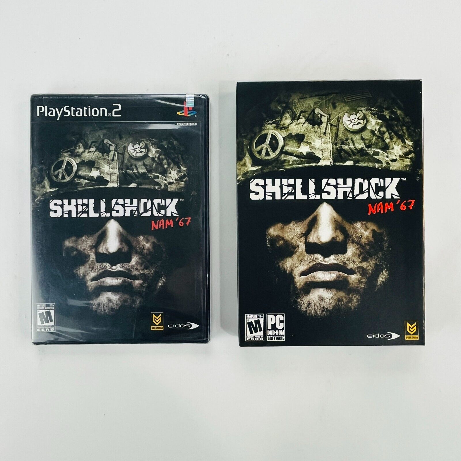 Shellshock: Nam '67 PlayStation 2 PS2 + PC (Lot of 2) Small Box NIB NEW  Sealed! 