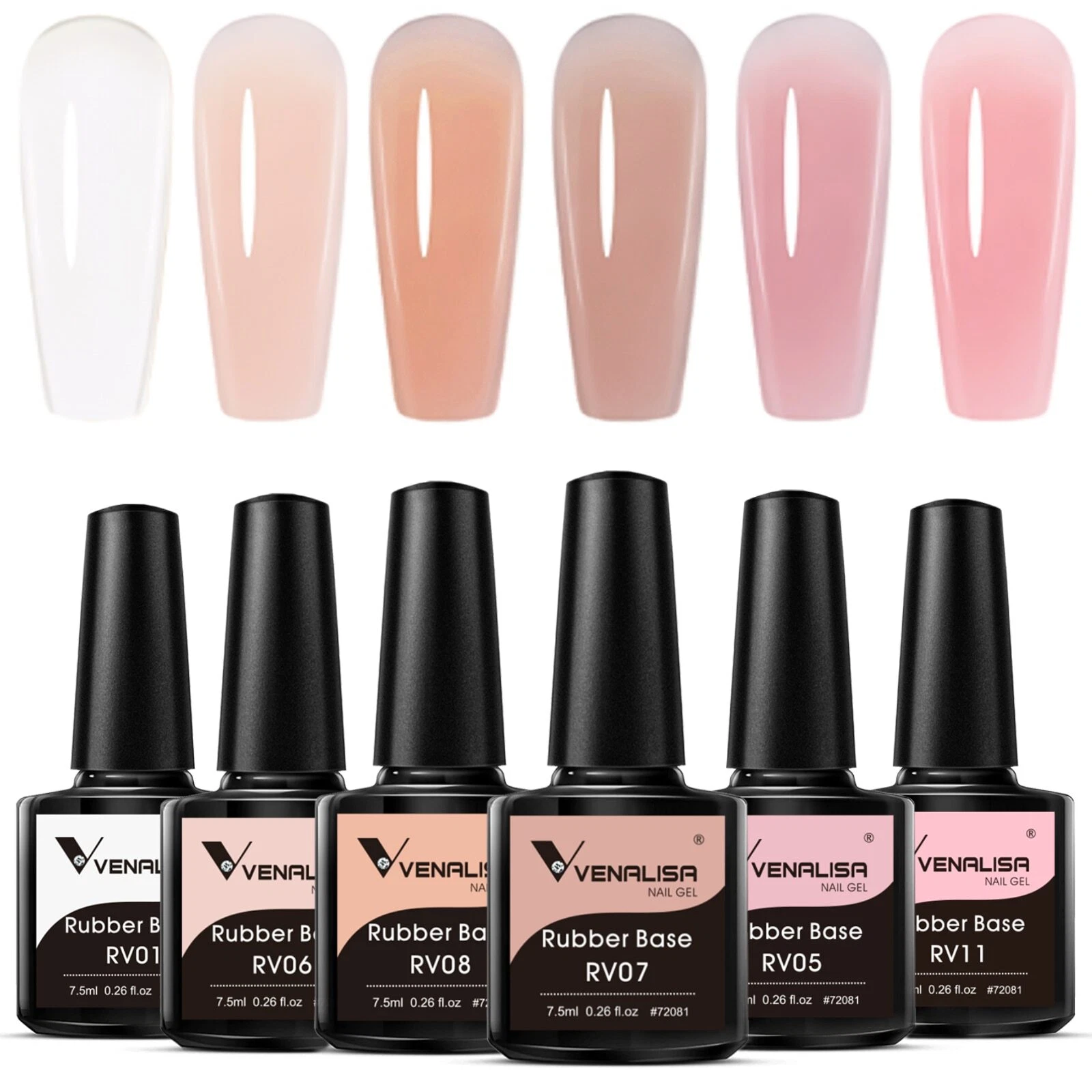 7.5ml 6/12Pcs/Set Gel Nail Polish Set Kit UV LED Nail Art Gel Jelly Varnish Gel
Opens in a new windo
