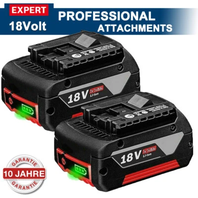 FÜR BOSCH Batería 2X 7,0Ah 18Voltios para Bosch 18V Professional GBA GSR GSB BAT618 BAT609 BAT620