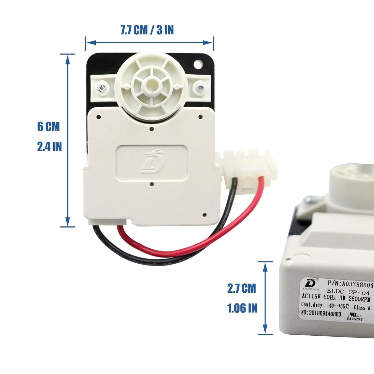 NEW OEM Evaporator Fan Motor for Frigidaire FFTR2021TD2