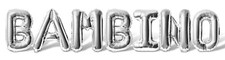 BAMBINO Letter Balloon Banner - DIY Party Baby Shower Party Decorations