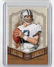 2020 Panini Legacy Football Lasting Legacies LL-RS Roger Staubach Dallas Cowboys