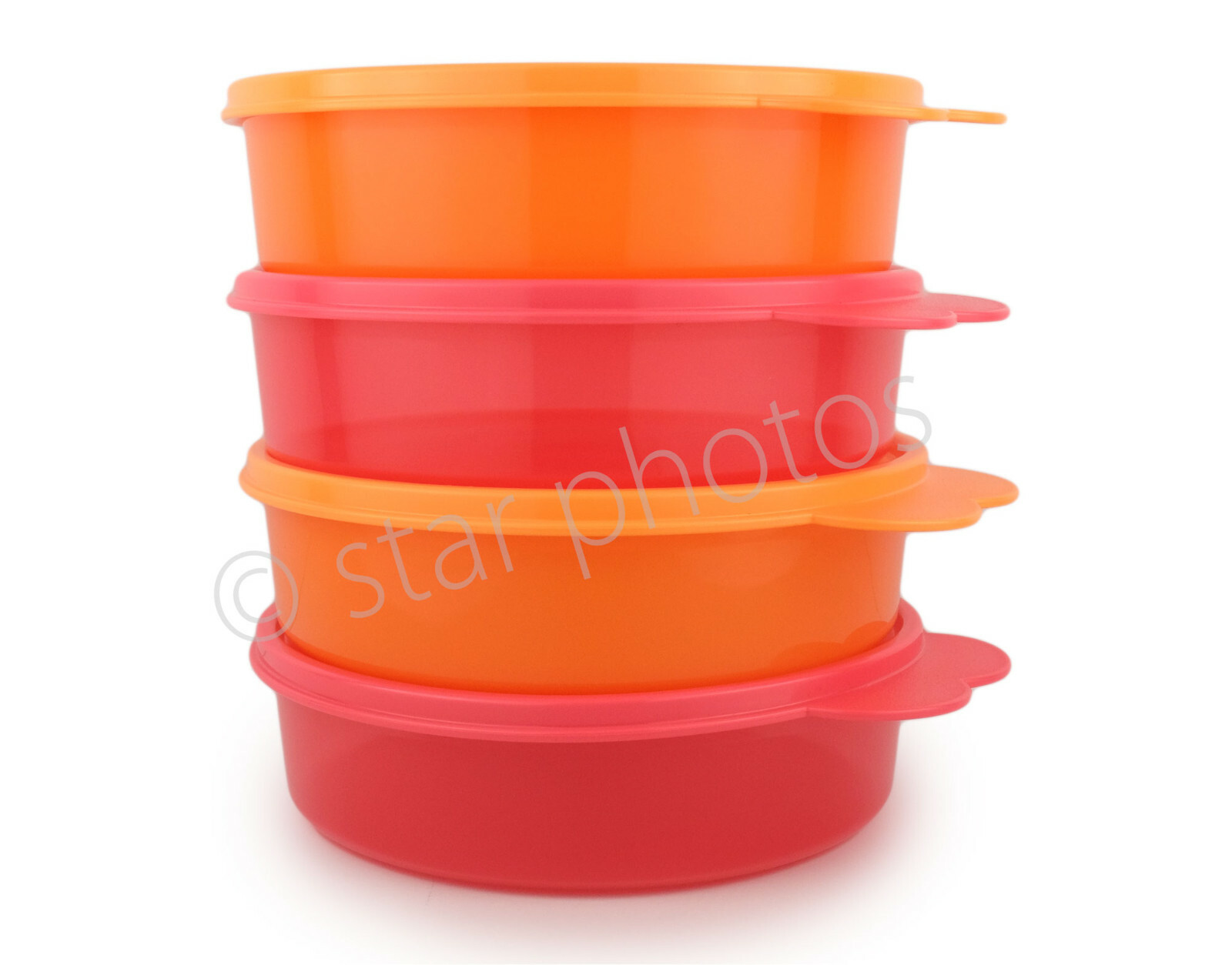 Tupperware Big Wonders Storage Bowls Seals Set Of Two In Red 2 Cup Size For Sale Online Ebay