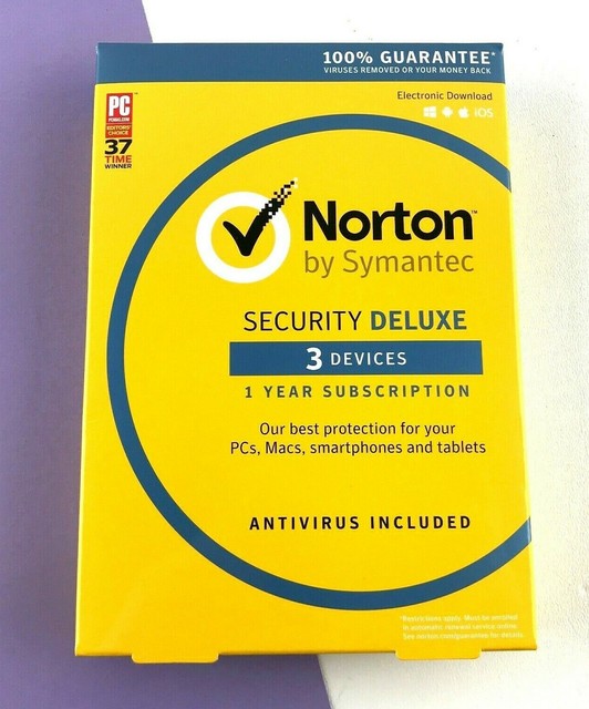 Norton Security Deluxe 3 Devices 1 Year Subscription for sale online | eBay
