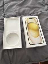 ORIGINAL Apple iPhone 15 Plus Yellow 256gb EMPTY BOX ONLY