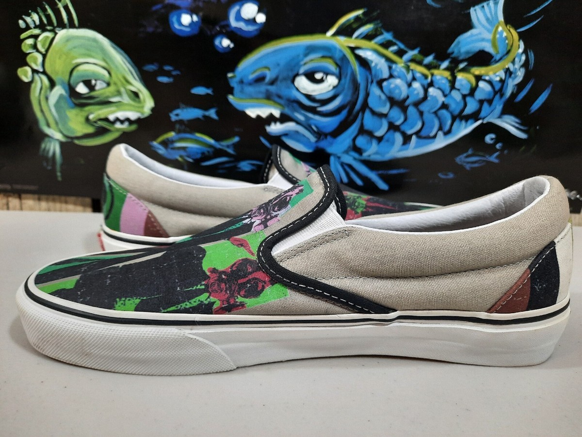 Rare Vans X Rise Against Classic Slip On Sneakers Size Men\'s 9 Women\'s 10.5 Very Rare Rise Against x Vans “Appeal to | Mercari main image 4