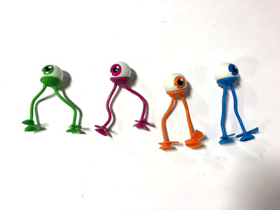 2 Squiggly Suction Cup EYEBALL FRIENDS - Gross Novelty Gag Gift- WOW,, TOO COOL!