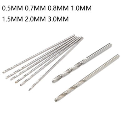 #ad 0.5 3mm Miniature High Speed Steel Twist Drill Bit Straight Shank Electric Drill $6.17