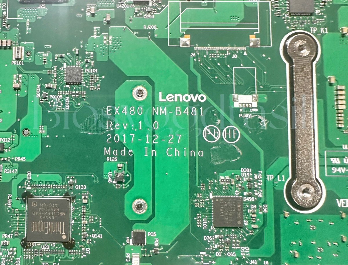 LENOVO THINKPAD X1 CARBON 6th Gen, NO PASSWORD BIOS CHIP NM-B481