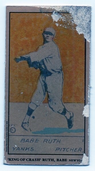 Topps Babe Ruth Gold Minted 惜しく リフラクター 1:256
