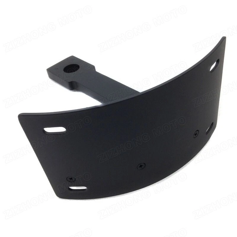 Soporte de matrícula lateral negro para Yamaha Vmax 1700/1200 Warrior 350 1990-2018 Foto 2 de 4