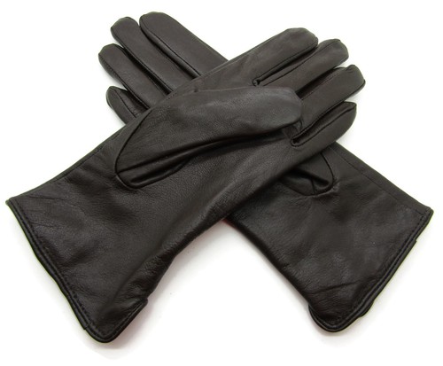 Ladies Premium High Super Soft Real Leather Gloves Winter Driving Fully Lined - Picture 54 of 226