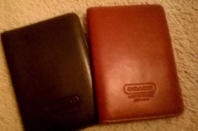 COACH 100% LEATHER PHOTO ALBUM BOOK FOR THOSE TREASURED FAMILY