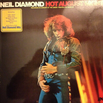 Neil Diamond - Hot August Night DLP 1972 lesen !!!  German Press 