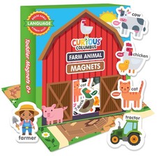 Fridge Magnets for Toddlers 1-3 Year Olds Farm Animal Refrigerator Magnets ...