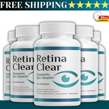  5 Pack Retina Clear Eye Support Supplement RetinaClear Capsules Eye Vitamin US