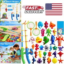 Magnetic Fishing Game for Kids with 30 Fish a...