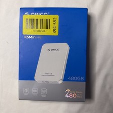 ORICO 480GB Magnetic Portable SSD K5Mini-VB Type-C External Hard Drive Silver⁠