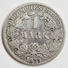 1 Mark 1875 C  Type 1873-1887  (Germany, German Empire)