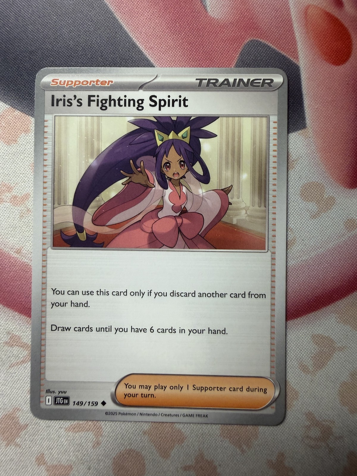 Iris's Fighting Spirit - Uncommon SV09: Journey Together 149/159 NM English Poke