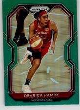 Dearica Hamby 2021 Panini Prizm WNBA Prizms Green 43 Las Vegas Aces EX