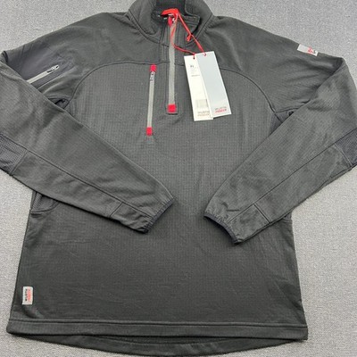 Wurth Modyf Mens Softshell Top 1/4 Zip Work Job Fleece XL Stretch Gray Pullover