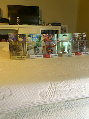 Nintendo amiibo Super Smash Bros. Figure Lot: Black Pit, Chibi-Robo + More