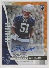 2019 Absolute Rookie Orange Mosaic Signatures 19/75 Joejuan Williams Auto 2u3
