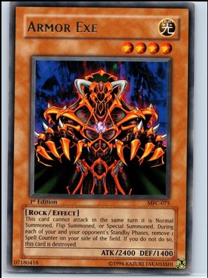 YuGiOh - 1st Edition Armor Exe [MFC - MFC-075] - Rare/NM