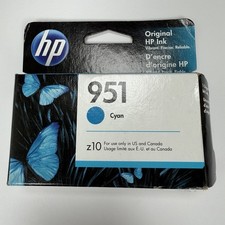 NEW Genuine HP 951 CYAN Printer Ink Cartridge Exp: Jan 2024