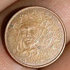 France 1 Cent Euro 1999