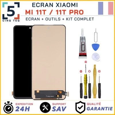 CINQ TEQ Ecran LCD Remplacement pour XIAOMI 11T 5G / MI 11T Pro / Poco F4 + Kit