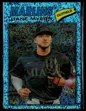 2026 Topps Heritage #75 Dane Myers Chrome Light Blue Sparkle Refractors