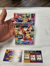 Authentic Replacement Case ONLY. Mario Kart 8 Deluxe Nintendo Switch No Game