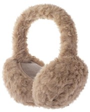 Trifabricy EarMuffs for Women Winter Faux Fur Warm Earmuffs Cute Foldable Khaki