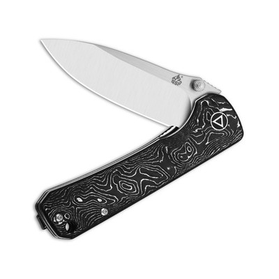 QSP Knives Hawk Liner Lock 131-R Knife CPM S35VN Steel/Aluminum Carbon Fiber
