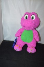 Fisher-Price Barney  s World Sensory Barney Plush Dinosaur Purple 12" G5