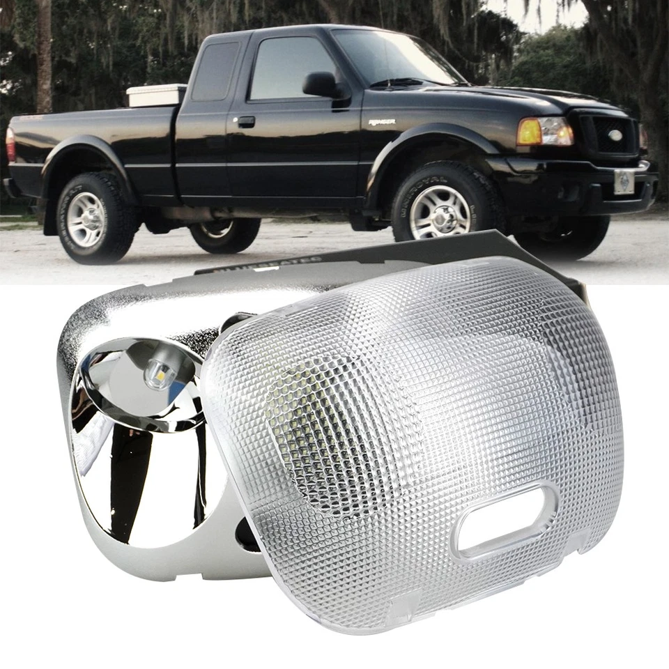 LED Map Lamp Roof Dome Light with Cover F37Z-13776-B For 1993-2004 Ford Ranger Foto 2 de 4