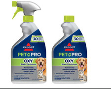 Bissell PET PRO OXY Stain Destroyer for Carpet and Upholstery, 22 oz, 2 pack,