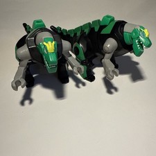 Two 2016 McDonald's Hasbro Transformer Robot Dinosaur Toy - A1