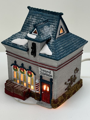 Dept 56 Beard Barber Shop North Pole Series 5634-0