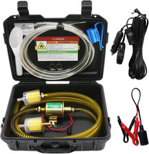 Electric Fuel Transfer Pump 12V Kit 30GPH Gas Diesel Boat Lawn Mower Portable