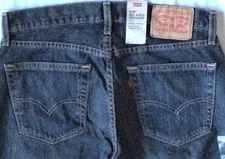 Levi's Men's 559 2765 Relaxed Straight Fit 36X32 Range Blue Non-Stretch NWT $70