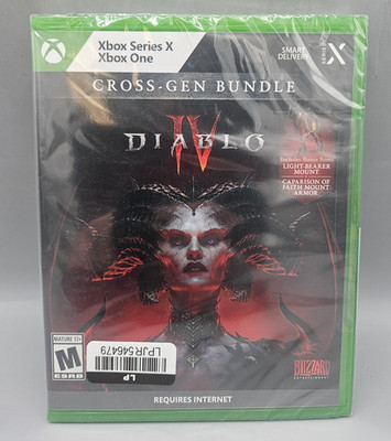 Diablo 4 Xbox One Series x Cross-Gen Game Sealed New Free Shipping