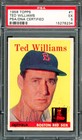 Ted Williams Autographed 1958 Topps Card #1 Boston Red Sox PSA/DNA #15278234