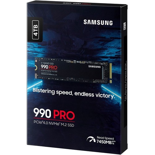 Samsung 990 PRO 4TB M.2 NVMe PCIE Interne SSD MZ-V9P4T0BW