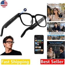 AI Smart Glasses 4K Camera Real-Time Translation ChatGPT Assistant Bluetooth
